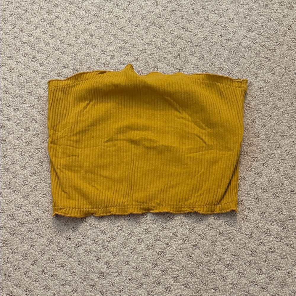 Mustard Yellow Tube Top